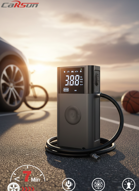 COMPRESOR DE AIRE INTELIGENTE PORTATIL 3 EN 1